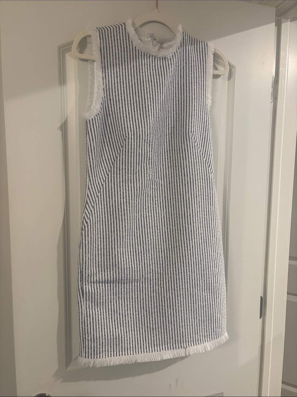Sleeveless striped top